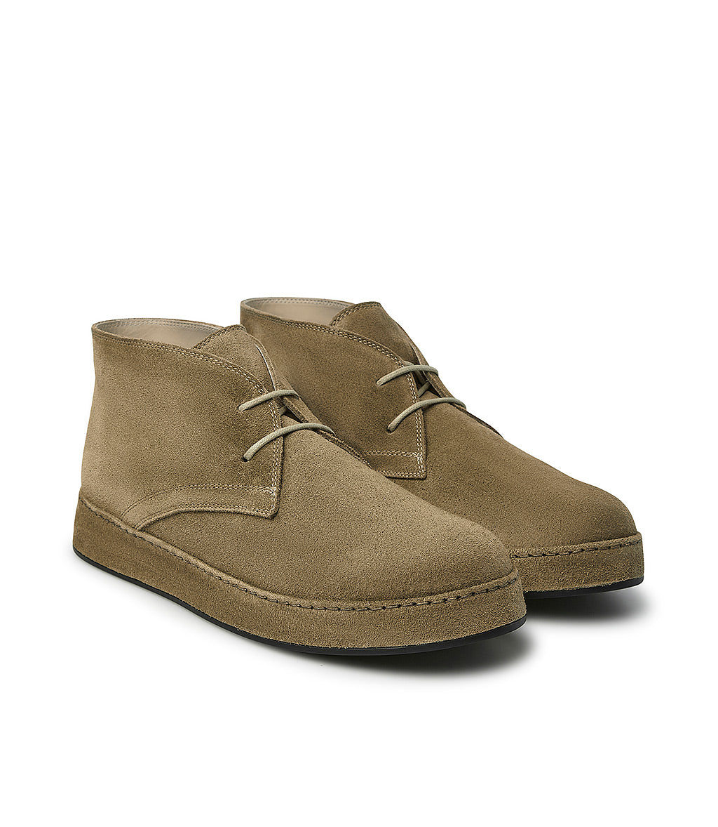 Beige suede desert boots | Loriblu