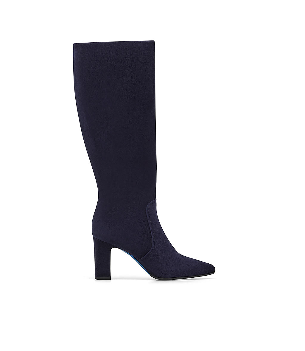 Stivali camoscio blu sale