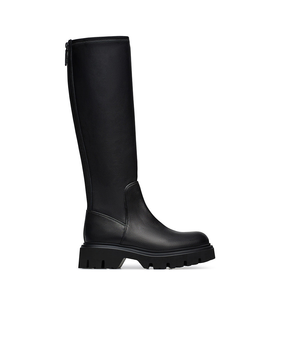 Stretched black nappa leather boots Loriblu - Main Image