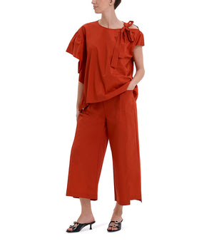 Blusa oversize color paprika