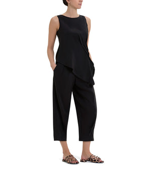 Pantalone nero alla caviglia