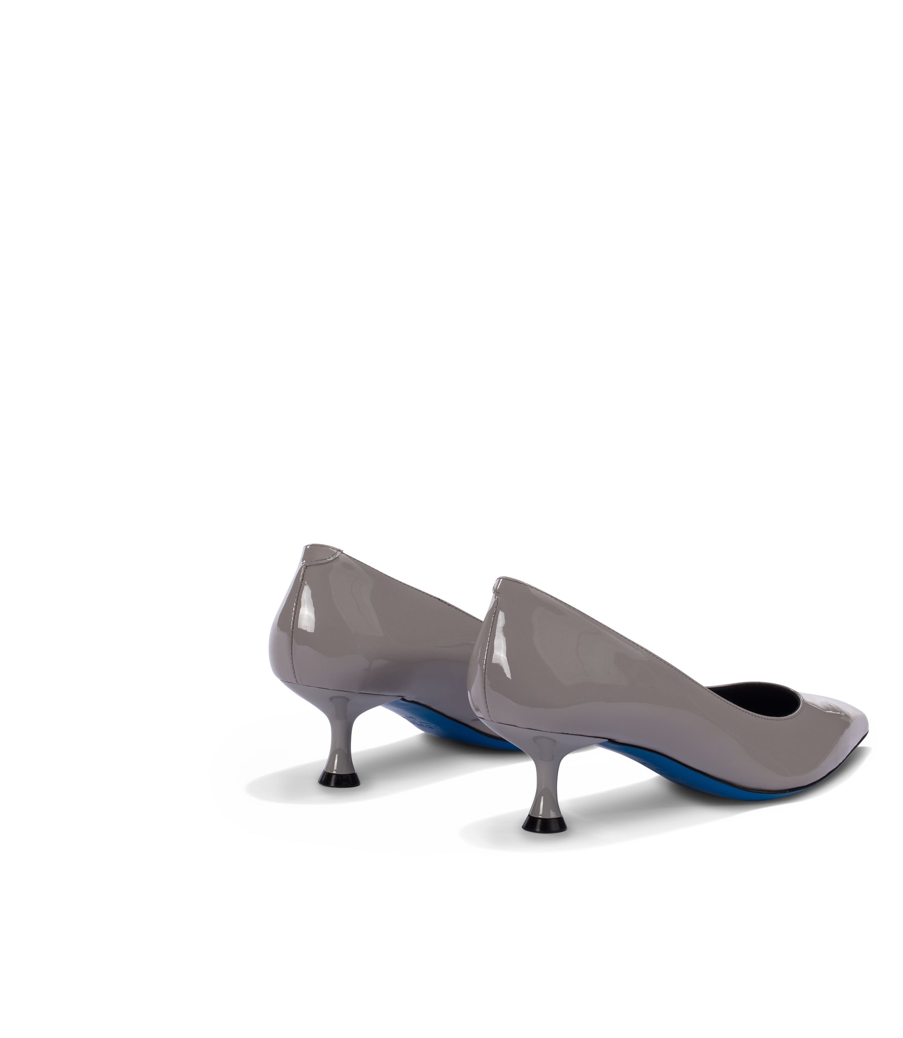 Decollete in vernice grigio Loriblu