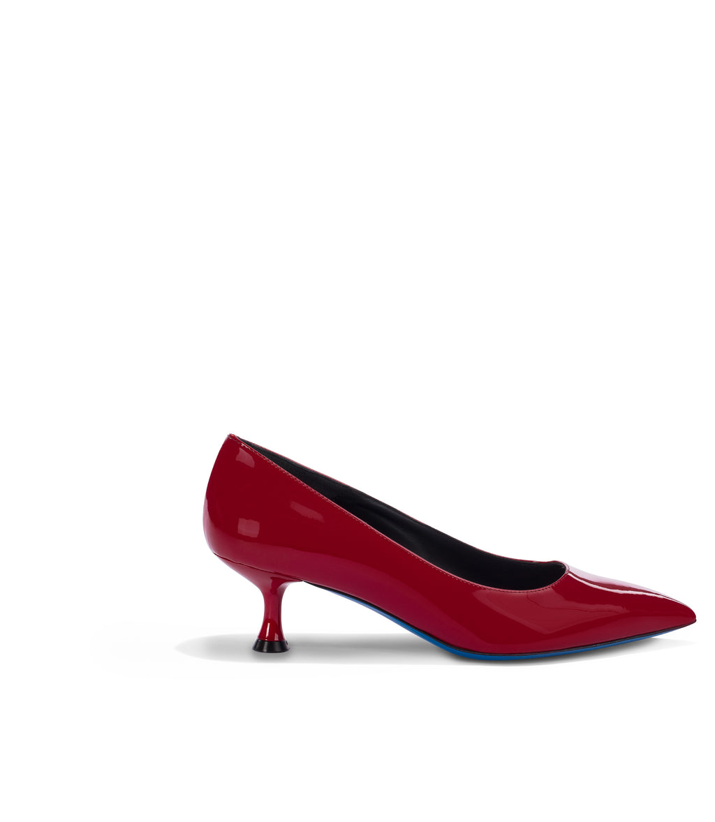 Decollete vernice deals rossa